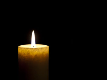 Single Candle Burning in the Dark